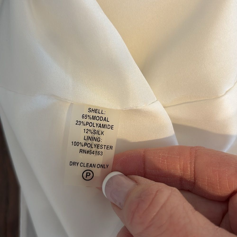 NWOT Andrew Marc Women’s White Midi Dress Size 4 - Picture 10 of 10